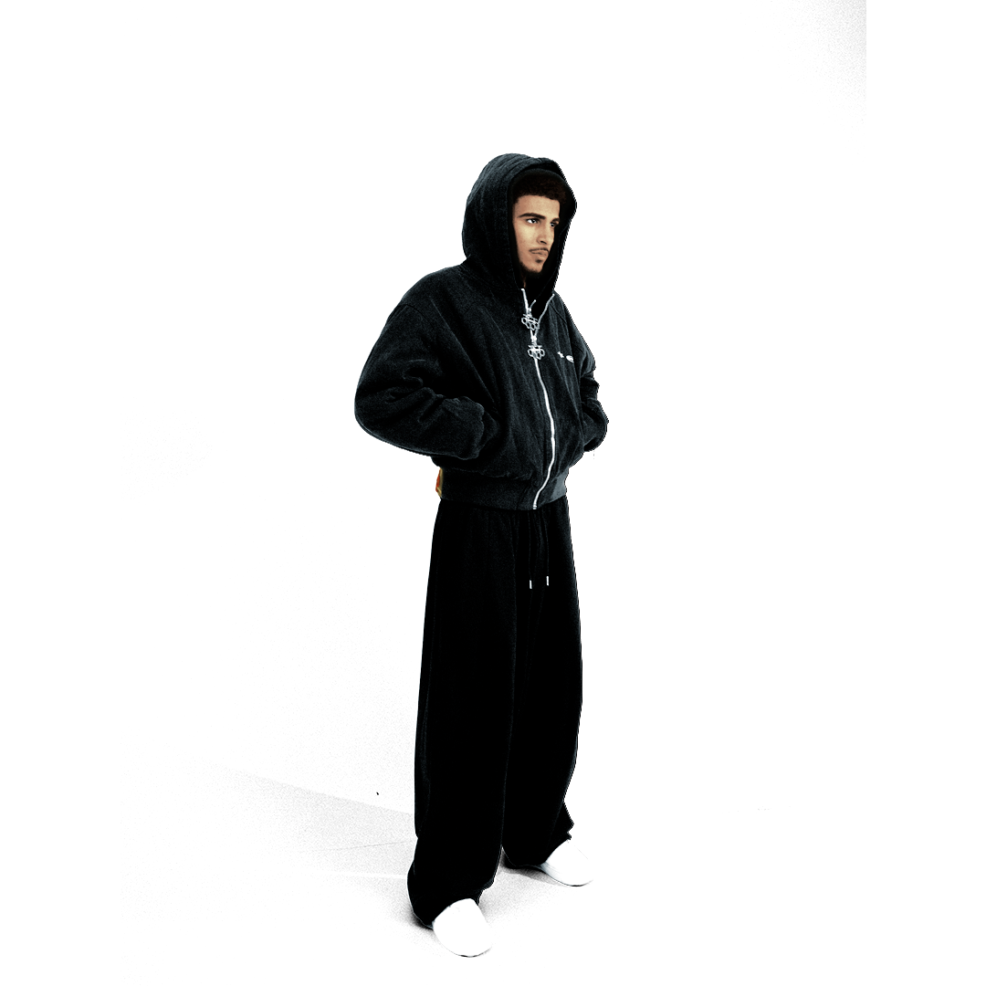 Brass Knuckle Bomber - Black - Effn Clothing