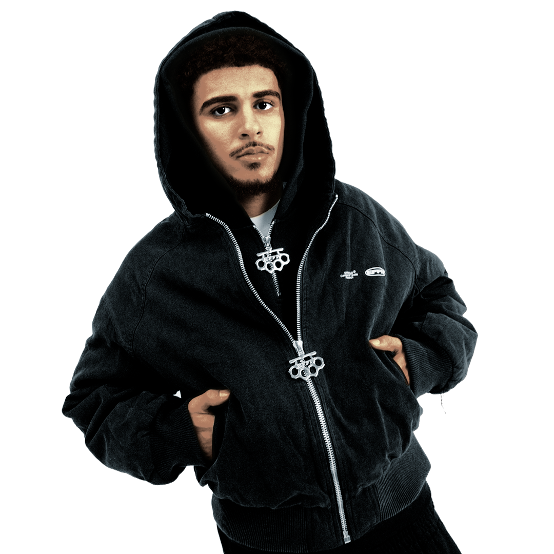 Brass Knuckle Bomber - Black - Effn Clothing