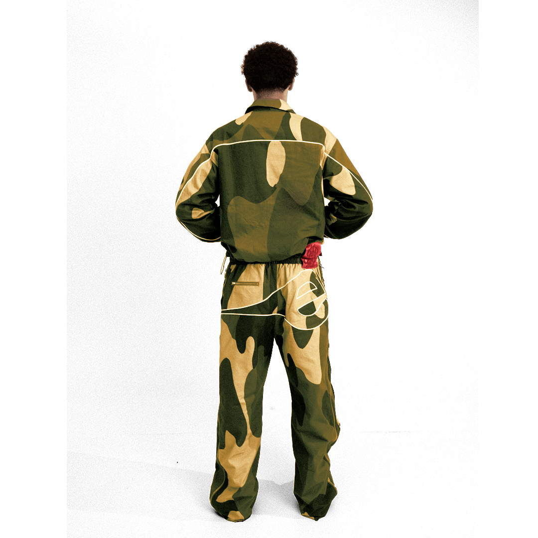 Curbside Track Jacket - Camo - Effn Clothing