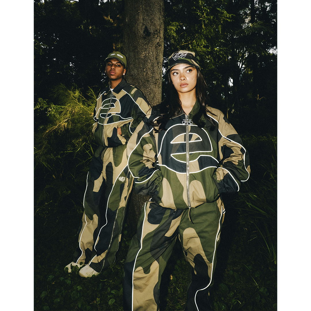 Curbside Track Jacket - Camo - Effn Clothing
