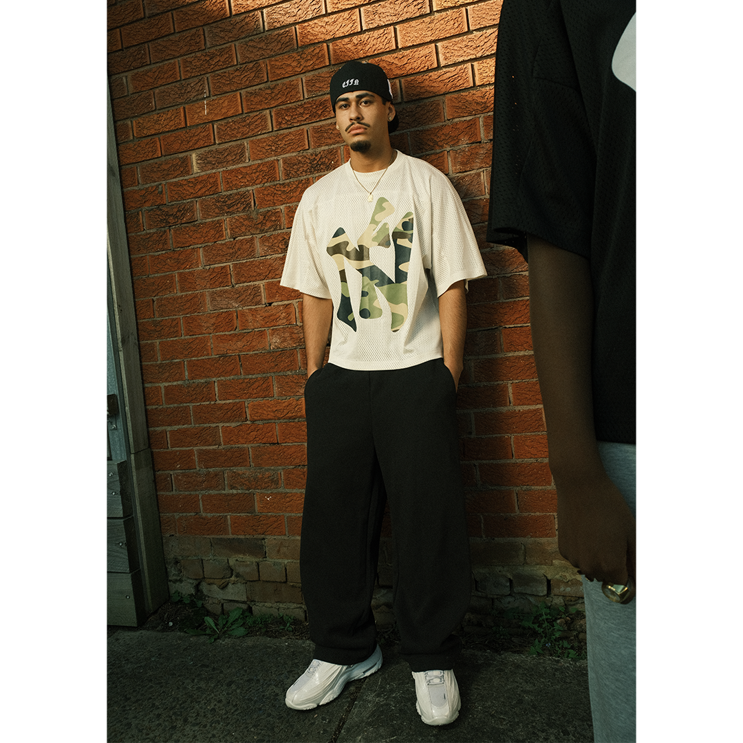 EFFN/Y Mesh Tee - Cream/Camo - Effn Clothing