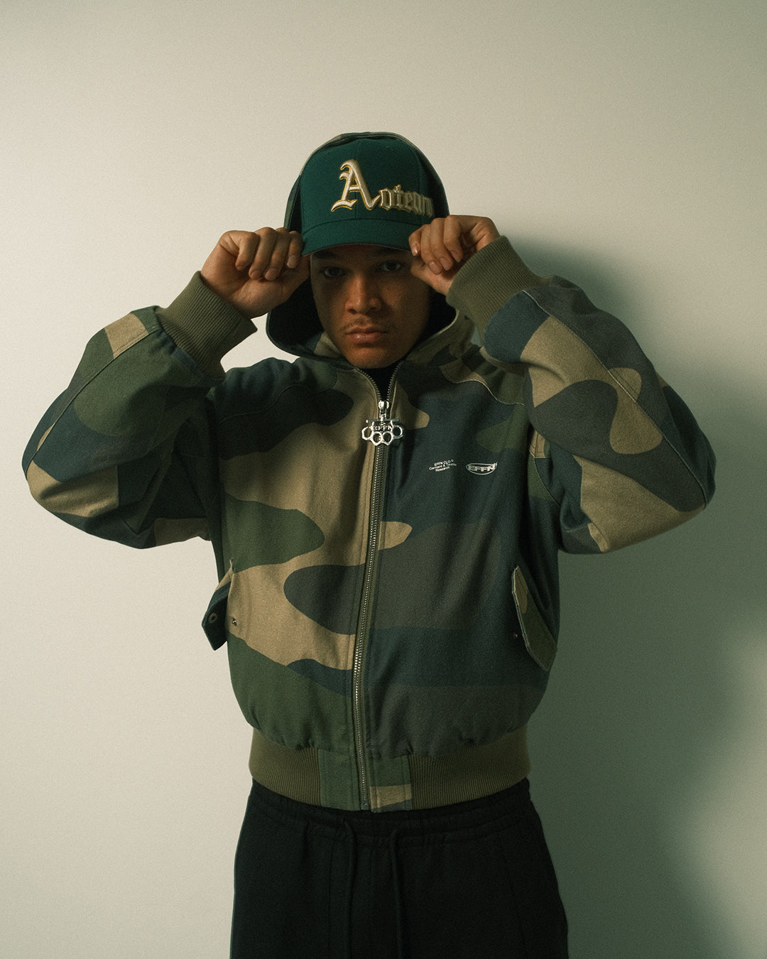 Aotearoa Away Fitted Cap - Green