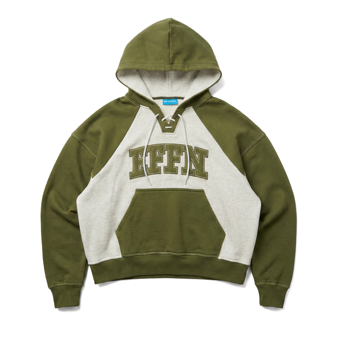 Drawstring Everyday Hoodie - Green/Grey - Effn Clothing