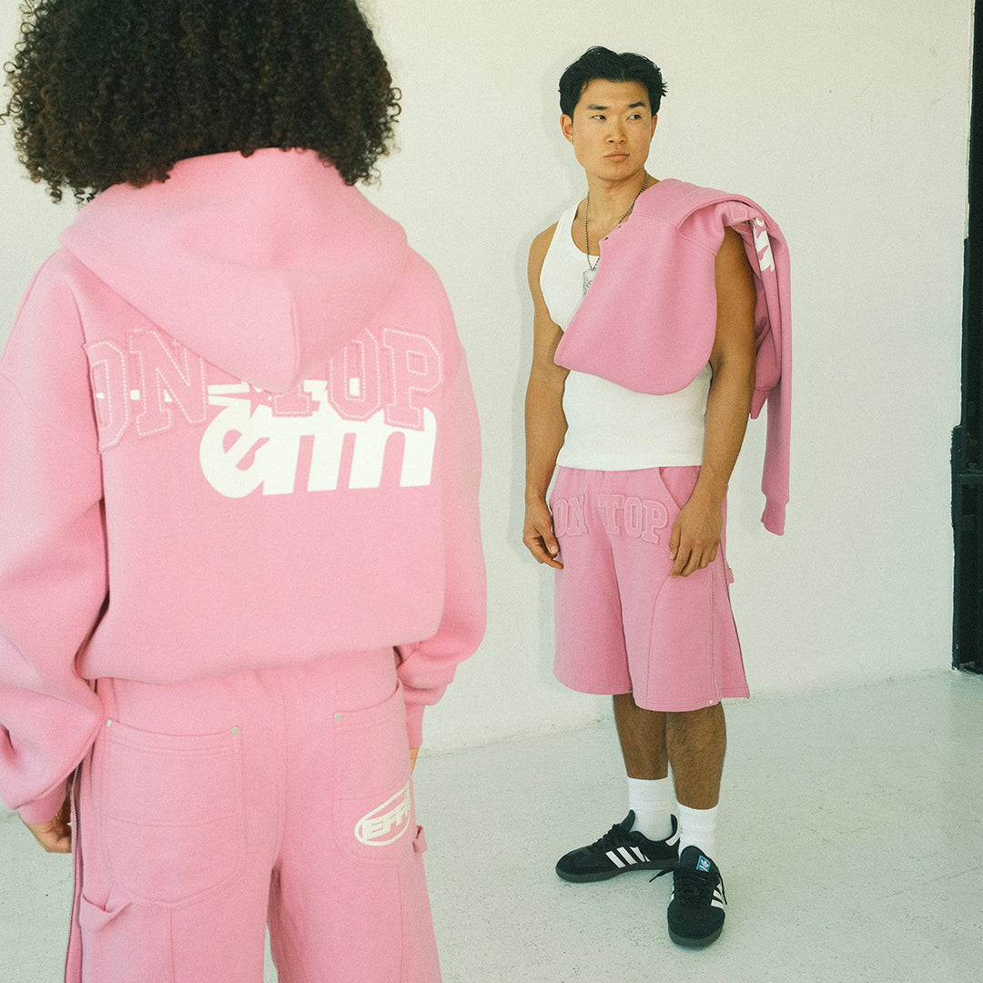 Māwhero ( Pink ) - Sweat Shorts - Effn Clothing