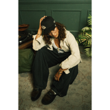 Fielders Script Hat - Black - Effn Clothing